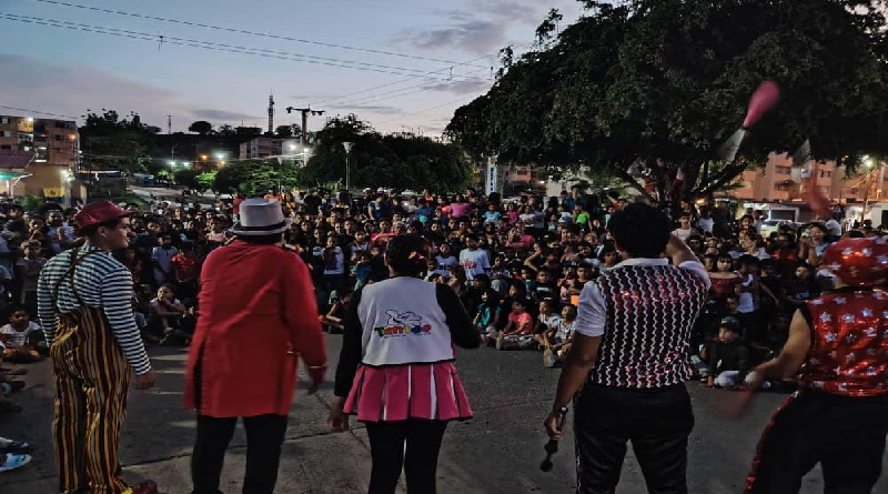 Ruta circense comunal transforma seis municipios mirandinos con alegría infantil