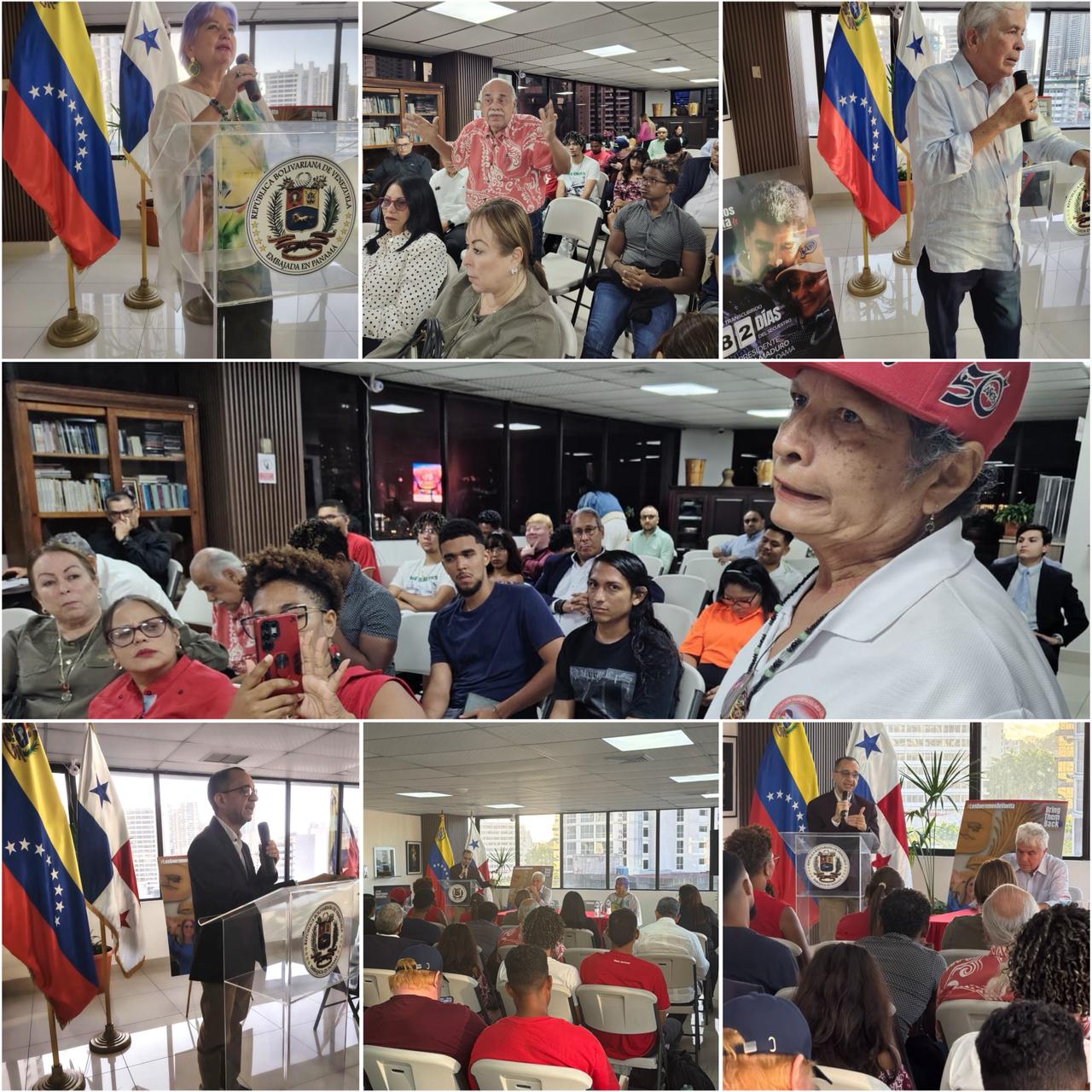 Oficina Consular en Panamá realiza conversatorio sobre los retos y desafíos de la Revolución Bolivariana